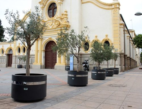Sagunto instala 100 maceteros para mejorar la estética urbana y la infraestructura verde local